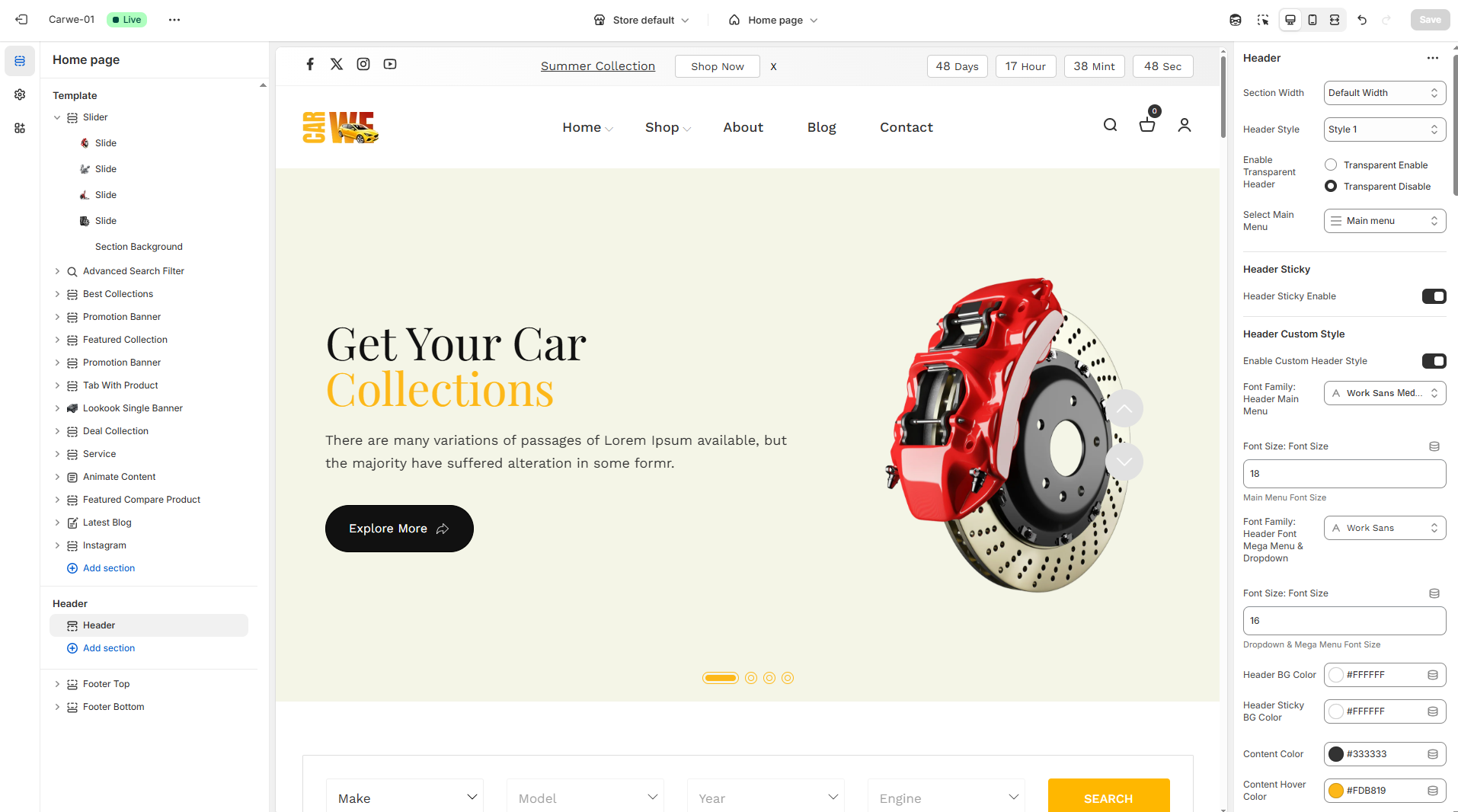 Carwe- Electronics Store Shopify Theme