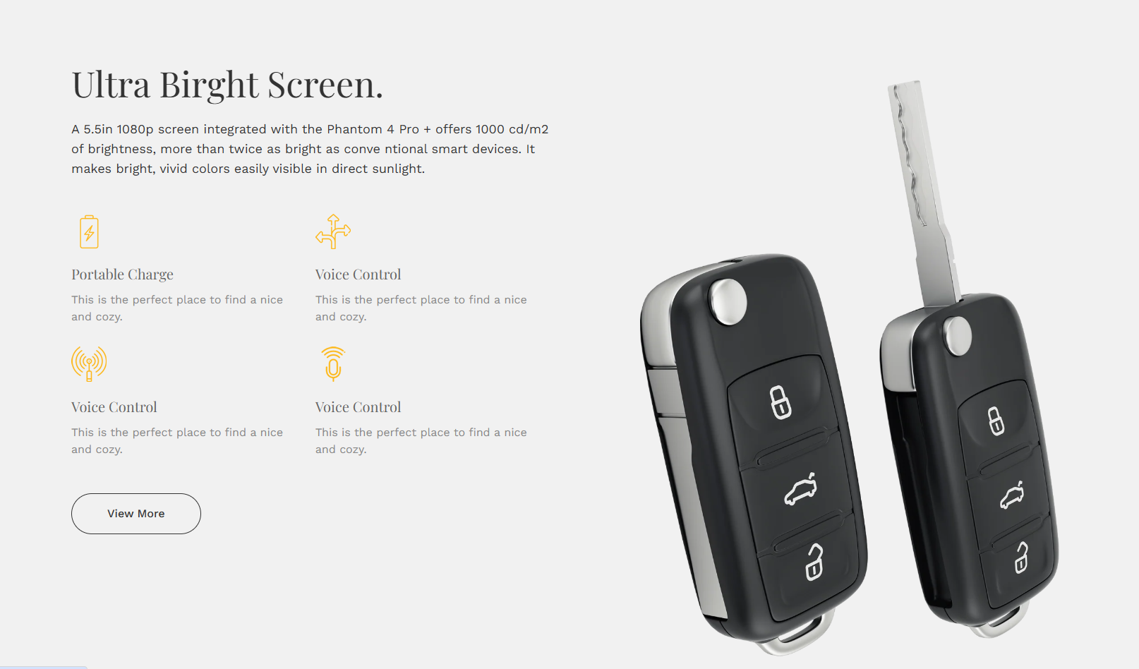 Single Product Feature